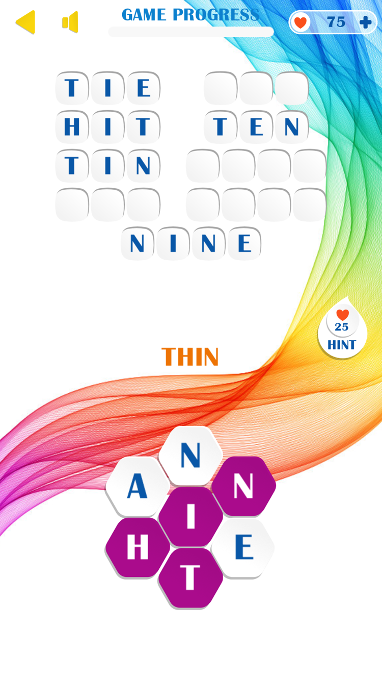 Hexiwords screenshot