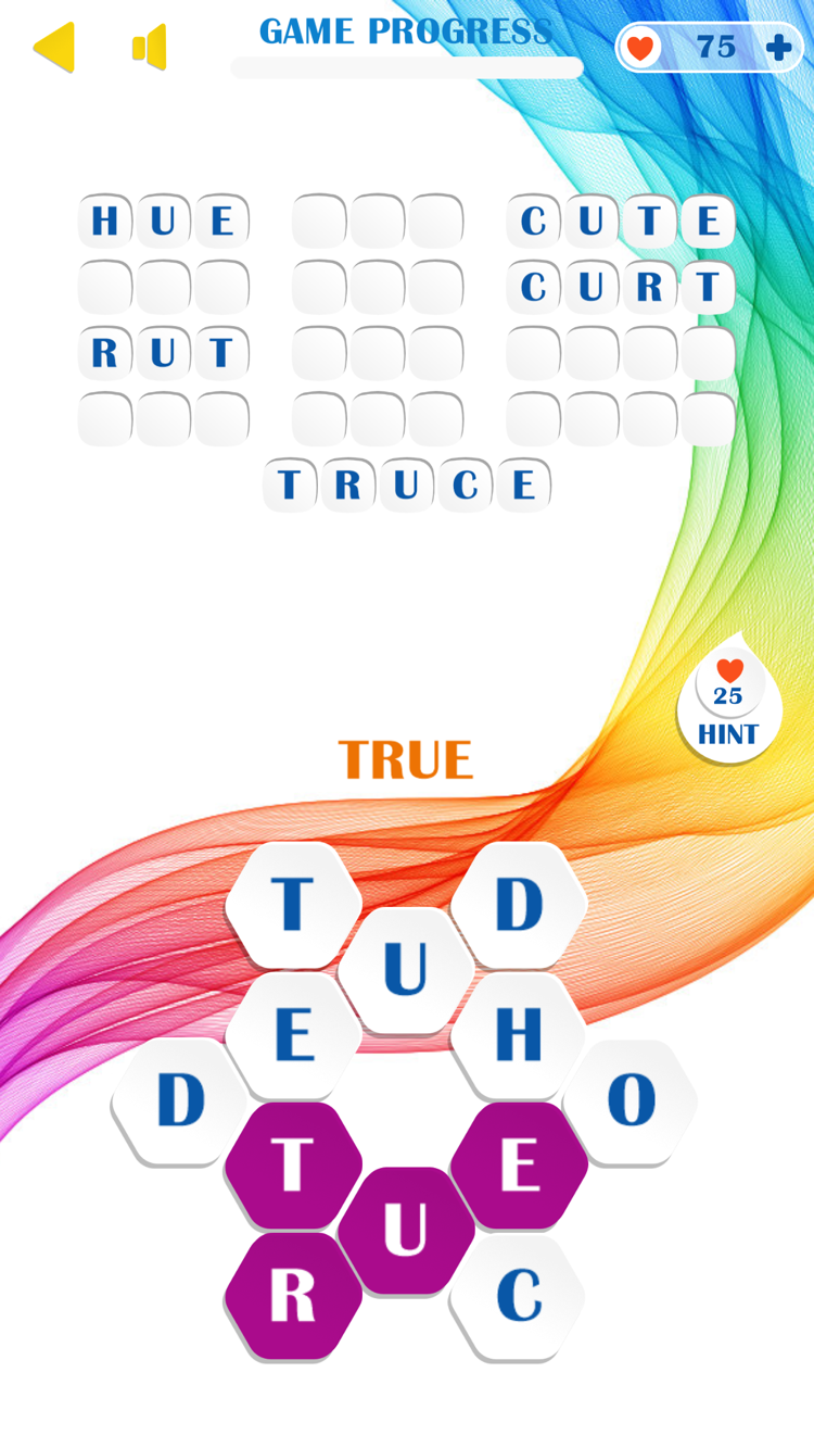 Hexiwords screenshot